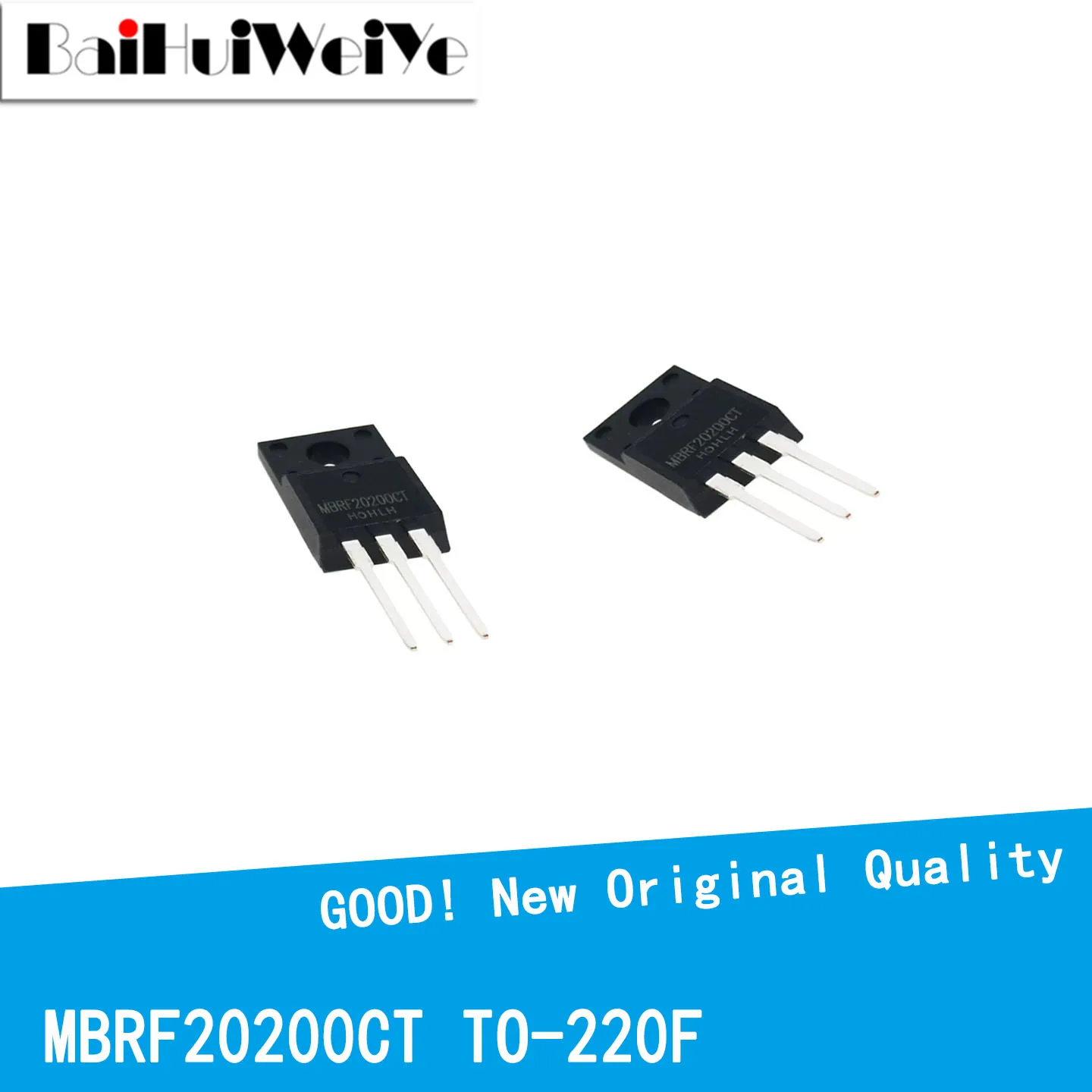 10PCS MBRF20200CT MBRF10100CT MBRF10150CT MBRF10200CT MBRF20100CT MBRF20150CT MBRF30100CT MBRF30200CT TO-220F Schottky Diode