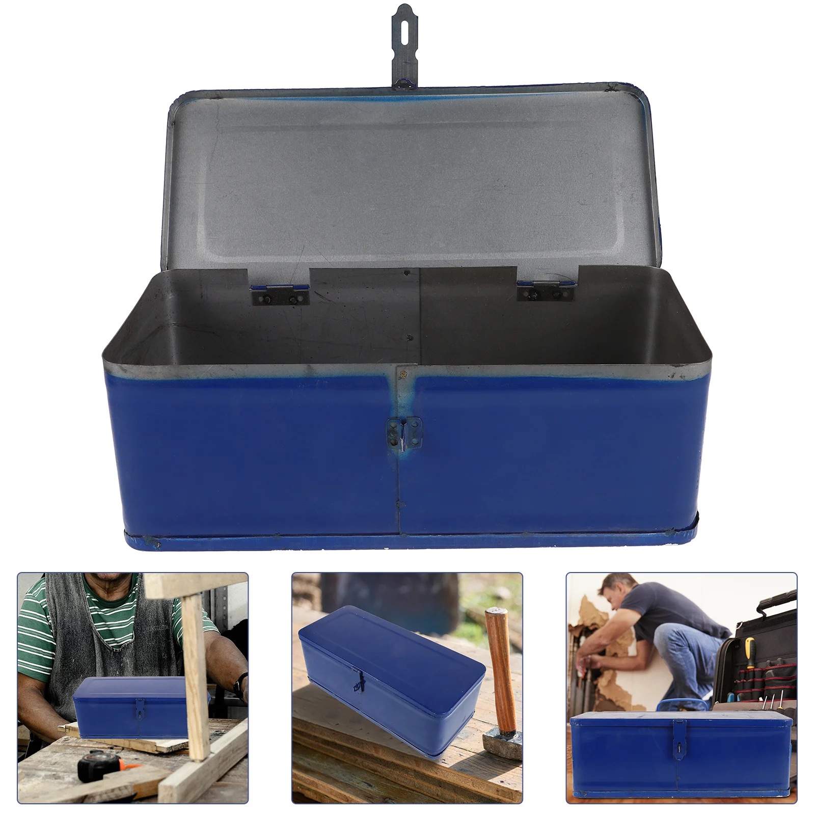 

Heavy Duty Metal Box Large Capacity Car Tool Storage Container For Mechanics Tool Organizer Box Sundries Toolbox