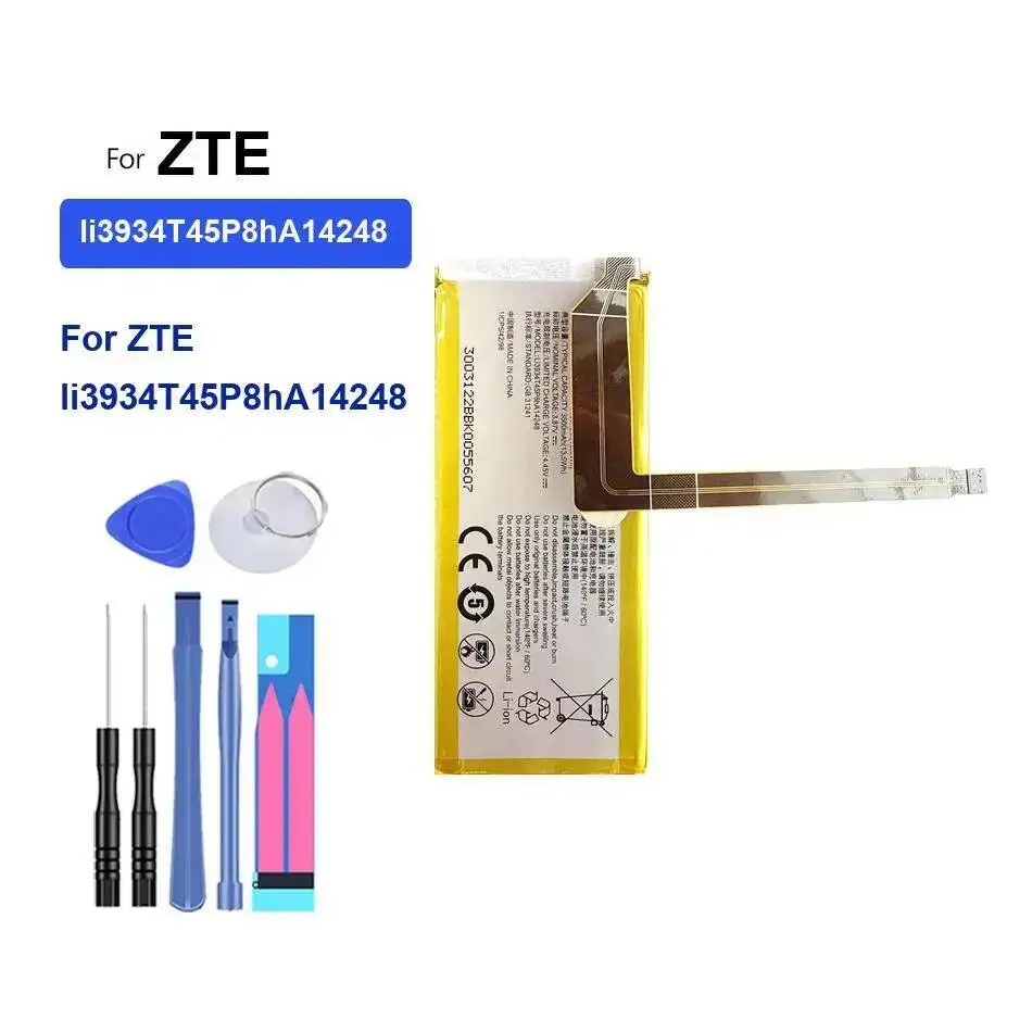 

3500Mah Mobile Phone Battery For Zte Li3934t45p8ha14248 Long Lasting