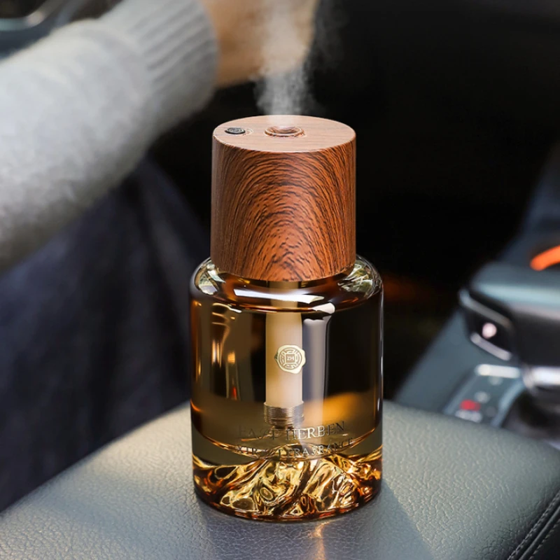 ZuoHe Air Freshener The Car Aroma Diffuser 4 Levels Adjustable Intelligent Rechargeable Fragrance Diffuser Interior Car Accessor