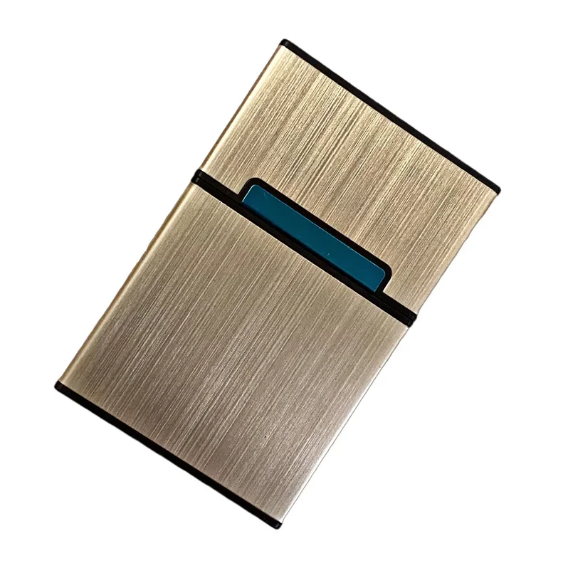 1pcs Portable Cigarette Case Metal Waterproof Cigarette Box Cigar Tobacco Holder Cigarette Accessories Exquisite Gifts