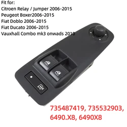 New Electric Power Window Switch For PEUGEOT /CITROEN/ BOXER/ DUCATO 735487419 6490X8