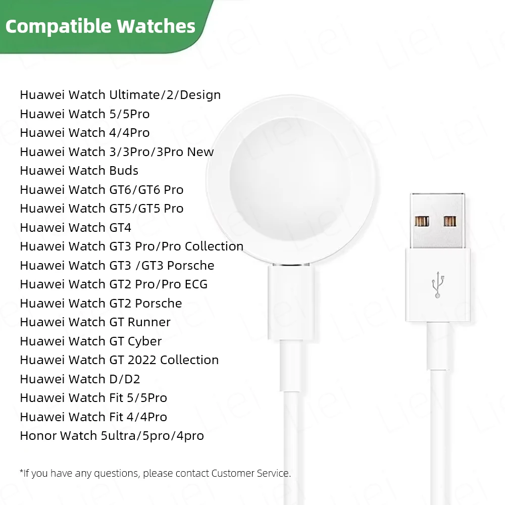    Pengisi Daya Magnetik untuk Huawei Watch, untuk Huawei GT6, GT5, GT4, GT3 Pro, Cyber Runner, GT 2022, Watch 5 4 3 Ultimate Buds