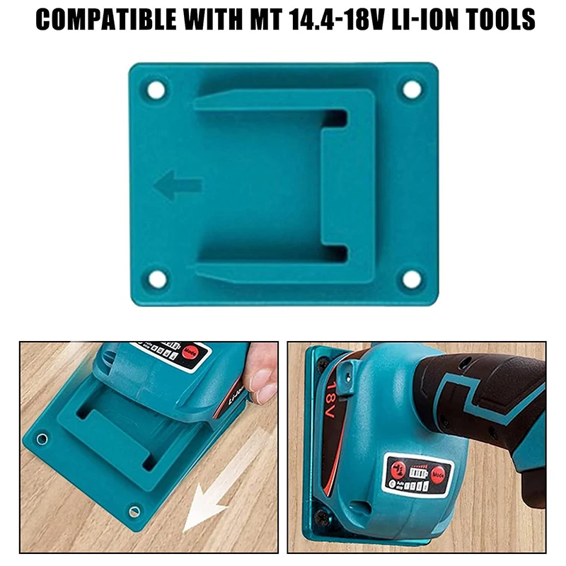 Tool Holder Dock Mount 18V Fixing Devices Drill Tool Holder Case Machine Storage Bracket Stand Slots