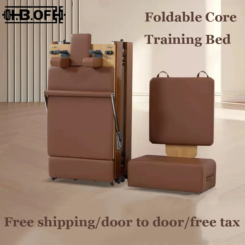 Foldable Pilates Bed Core Fit Equipment Training Fitness Bed Customizable with Square Box Pilates Reformer view 2