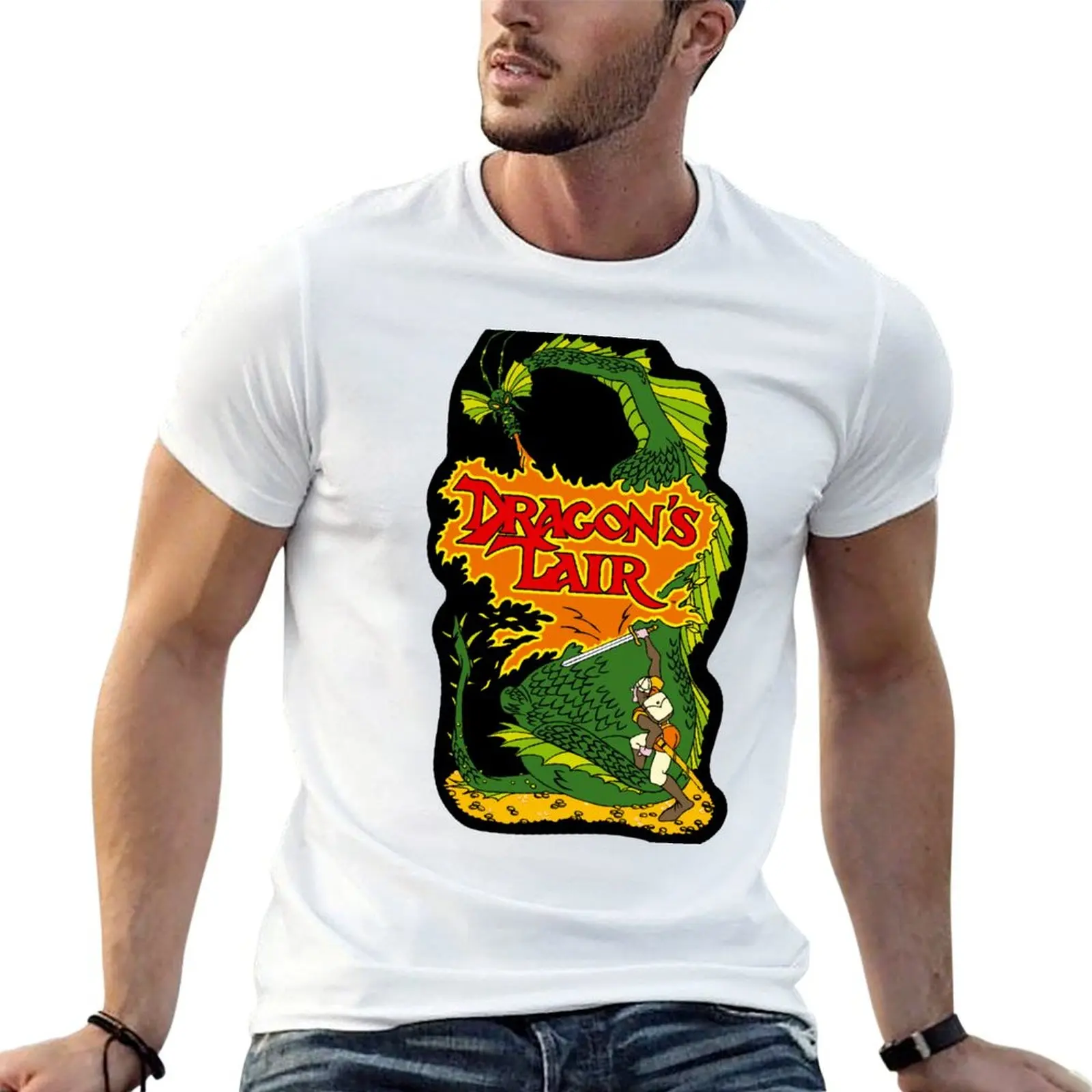 

Dragons Lair T-Shirt cotton tshirt 100% t shirts with prints T-Shirt