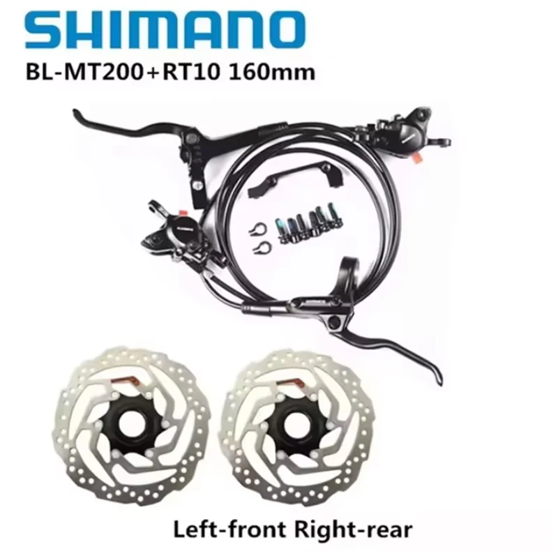 Shimano MT200 Brake BL BR MTB E-bike Hydraulic Disc Brake Bicycle Electric Bike Brake Left Front Right Rear Brake image 7