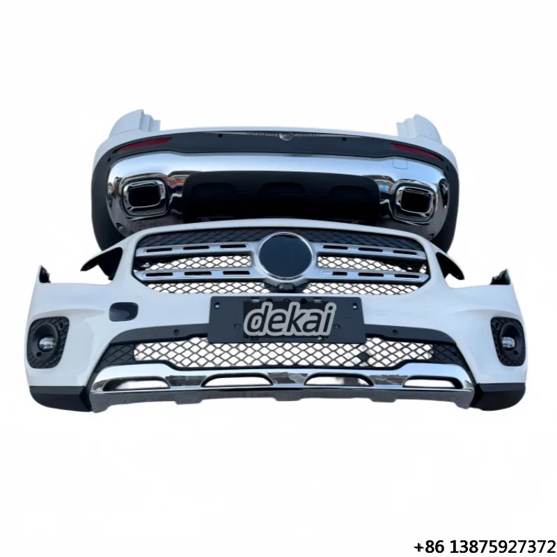 

For GLB 247 Front and Rear Bumper Kits, with Chrome-plated Lower Lip and Tail Throat 2019-2022.