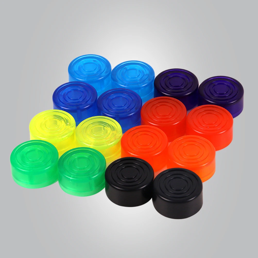 Guitar Effect Pedal Cap Colorful Plastic Anti Slip Enlarged Touchable Footswitch Topper Extended Life Protection