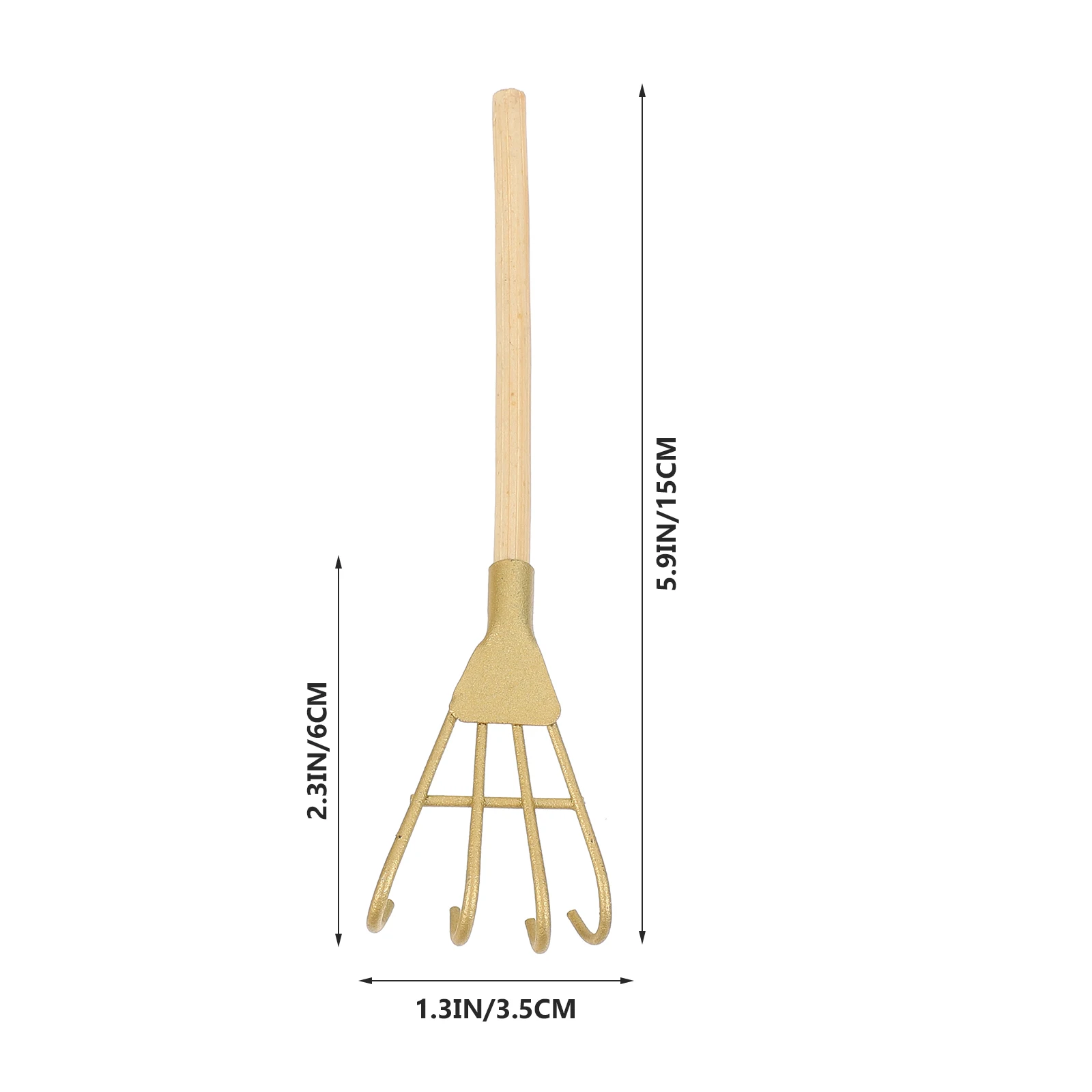 3 個の鉄製装飾熊手ヴィンテージガーデンツールミニ鉢植え植物用土壌緩めホームデコレーション盆栽熊手セット