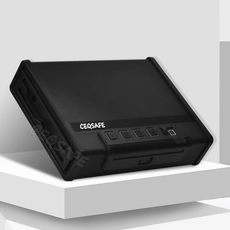 CEQSAFE Hot Selling Hand Safe Small Biometric Fingerprint Safe with Type C Emergency Power Port