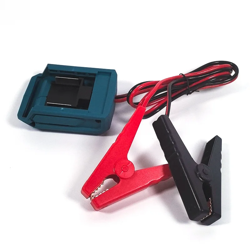 Emergency Power Supply Portable Car Jump Starter Compatible with For Makita/Milwaukee 18V Lithium Batteries with 12 AWG Cables