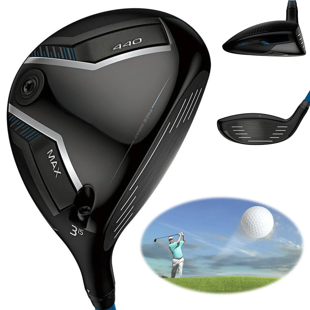 

Men's 440 Golf Clubs High Launch Fairway Woods Hybrids 3/15 5/19 Degree with R/SR/S FLEX Steel/Graphite Shaft Include Headcover