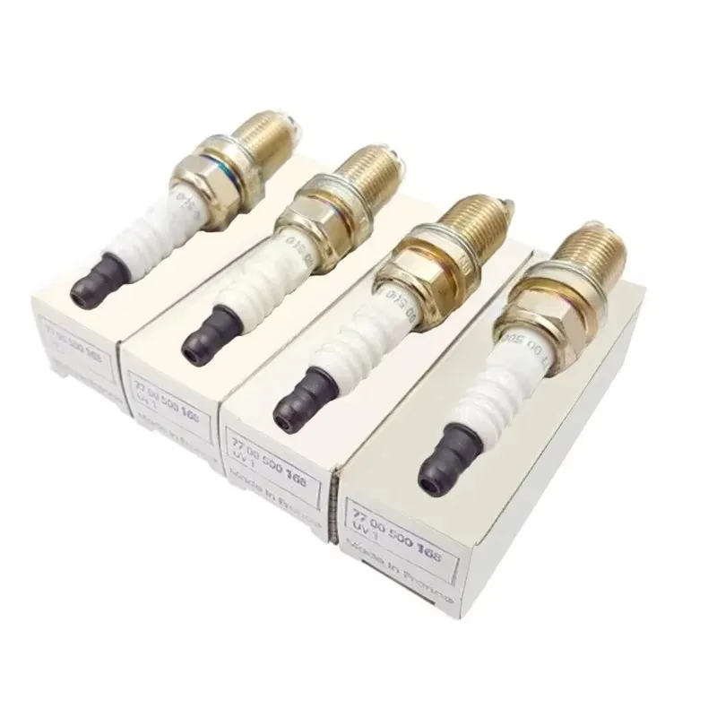 4/6PCS Normal Spark Plug 7700500168 for Renault Thalia Twingo Logan Megane Sandero Stepway 1.4L 1.6L K7M K7J Car Candles