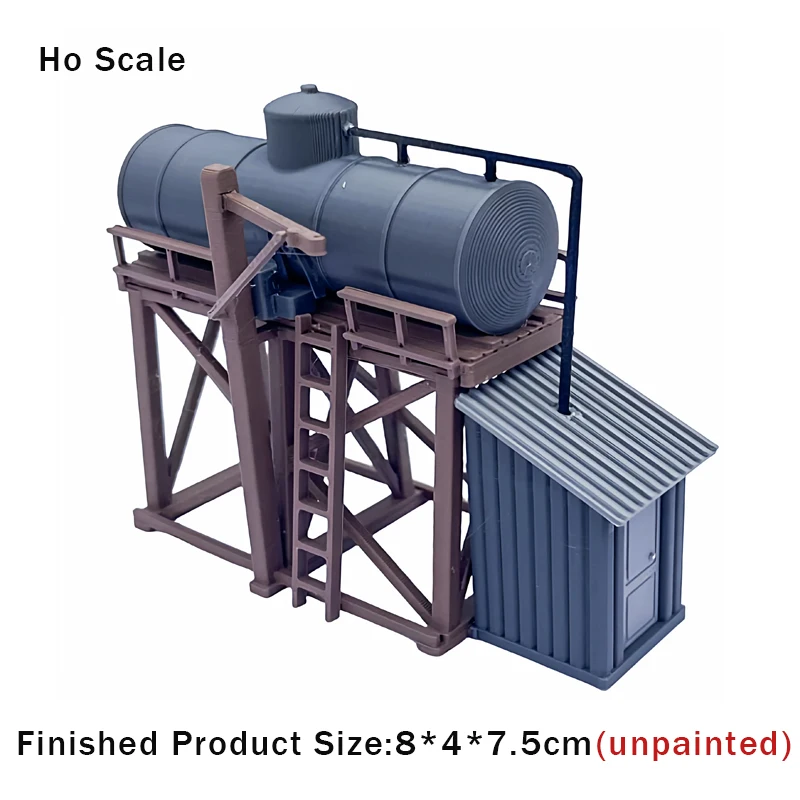 HO Guage Simulation Tank Unpainted Kits for 1:87 Scale Railway&Buildings Layout/Diy Model Making/Hand Assembled Components 1pc