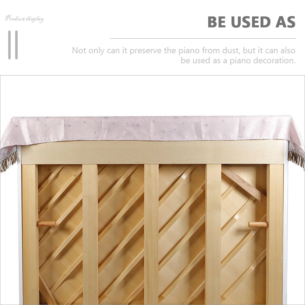

Piano Cover Upright Protector Digital Dust Electric Protective Cloth Covers for Golden Velvet