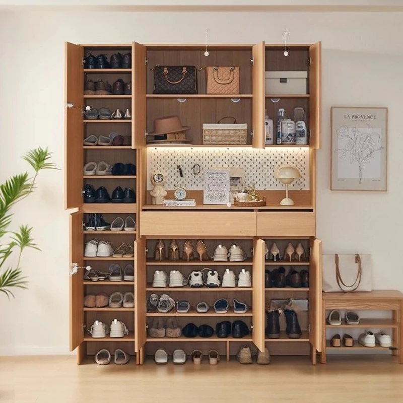 غرفة نوم كلية النوم أساسيات خزانة الأحذية صندوق نظافة برج خشبي رف الأحذية تخزين الذكية Archivadores صانعي الأحذية الأثاث
