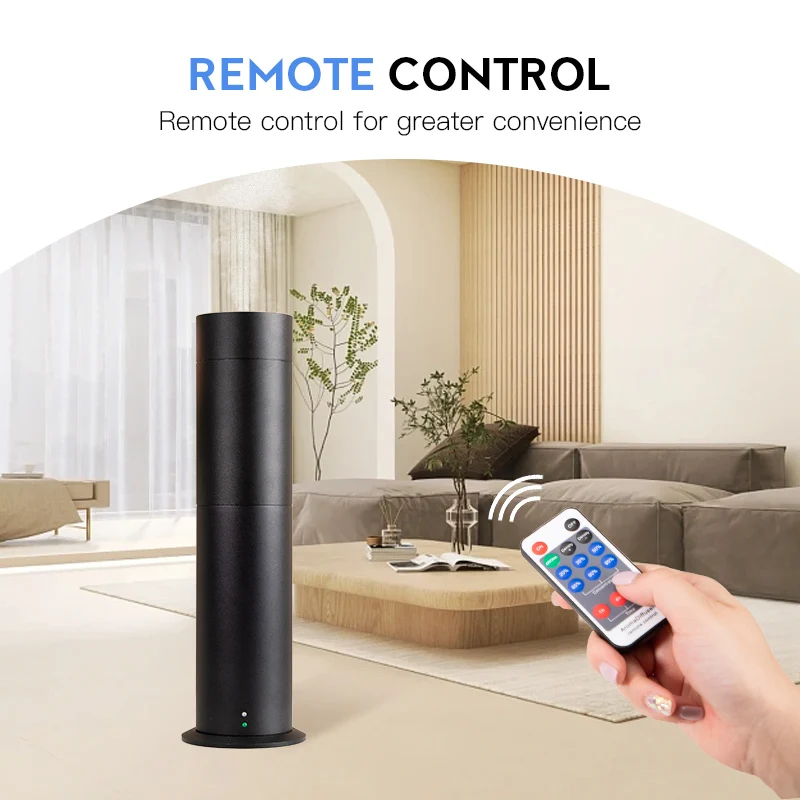 NAMSTE dyfuzor olejków eterycznych dyfuzor aromatyczny ze stopu aluminium inteligentny pilot automatyczny odświeżacz powietrza do domowy Hotel