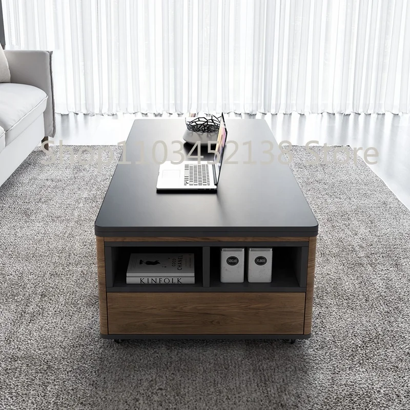 Multifunction Modern Smart Adjustable Extendable Convertible Folding Lift Coffee Table