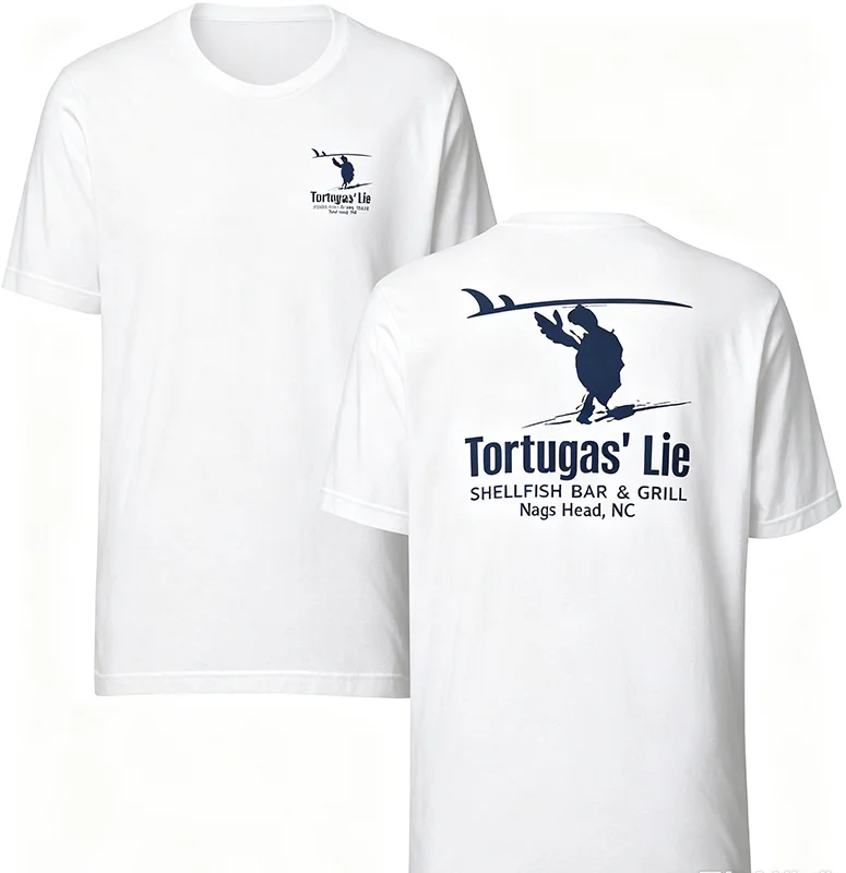 Tortugas' Shellfish Bar & Grill T-Shirt Outer Banks OBX Pogues Tee 2026 Films and Television Graphic T Shirts Cotton Clothes