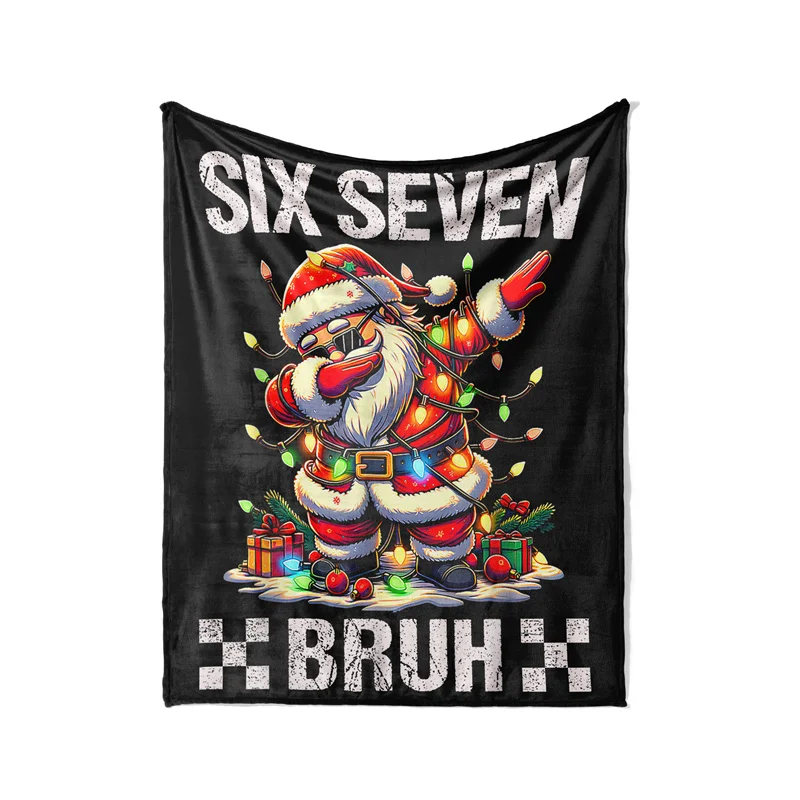 

Gaslight Gatekeep Girlboss Funny Christmas Meme Six Seven Series 3 Throw Blanket for Women Men Girls Boys Kids Pets Couch Sofa