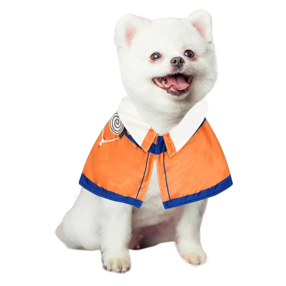 Anime Haruto Pet Cloak Clothes Pet Cat Dog Cosplay Costume Hokage Uzumaki Akatsuki Photo Props Birthday Carnival Party Gifts