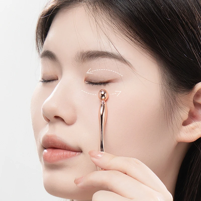 Eye/Face Cream Applicator Cosmetic Spatula Beauty Spoon Roller Massage Stick Anti Wrinkle Facial Lifting Alloy Face Skin Care