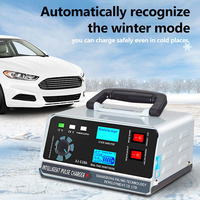 Smart Car Battery Charger 12V/24V 30A Automotive Battery Charger 400W Trickle Smart Pulse Repair For Car Truck Boat Motorcycle