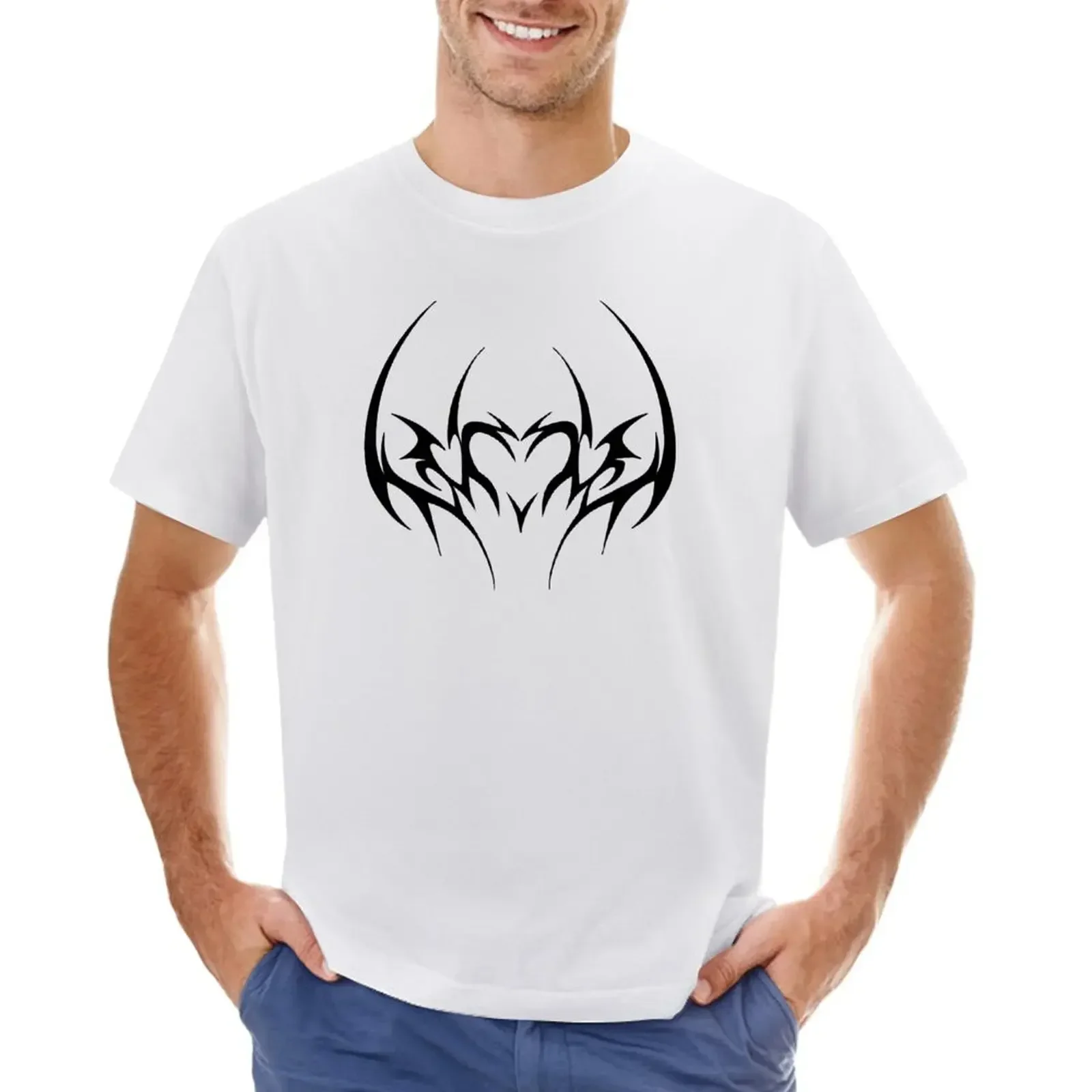 EDGY HEART T-shirt heavyweights Short sleeve tee men t shirts