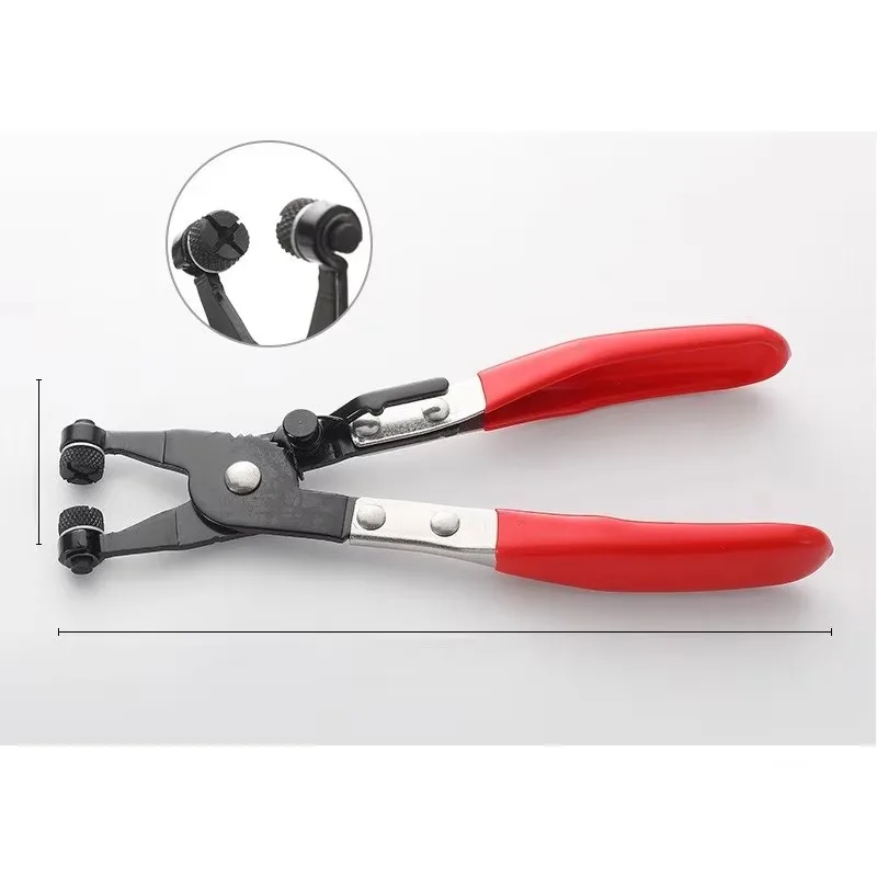 

Popu For Tube Bundle Hoop Hose Clamp Pliers Car Water Pipe Hose Removal Repairing Tool Flat Band Ring Type Pliers With Handle 1p