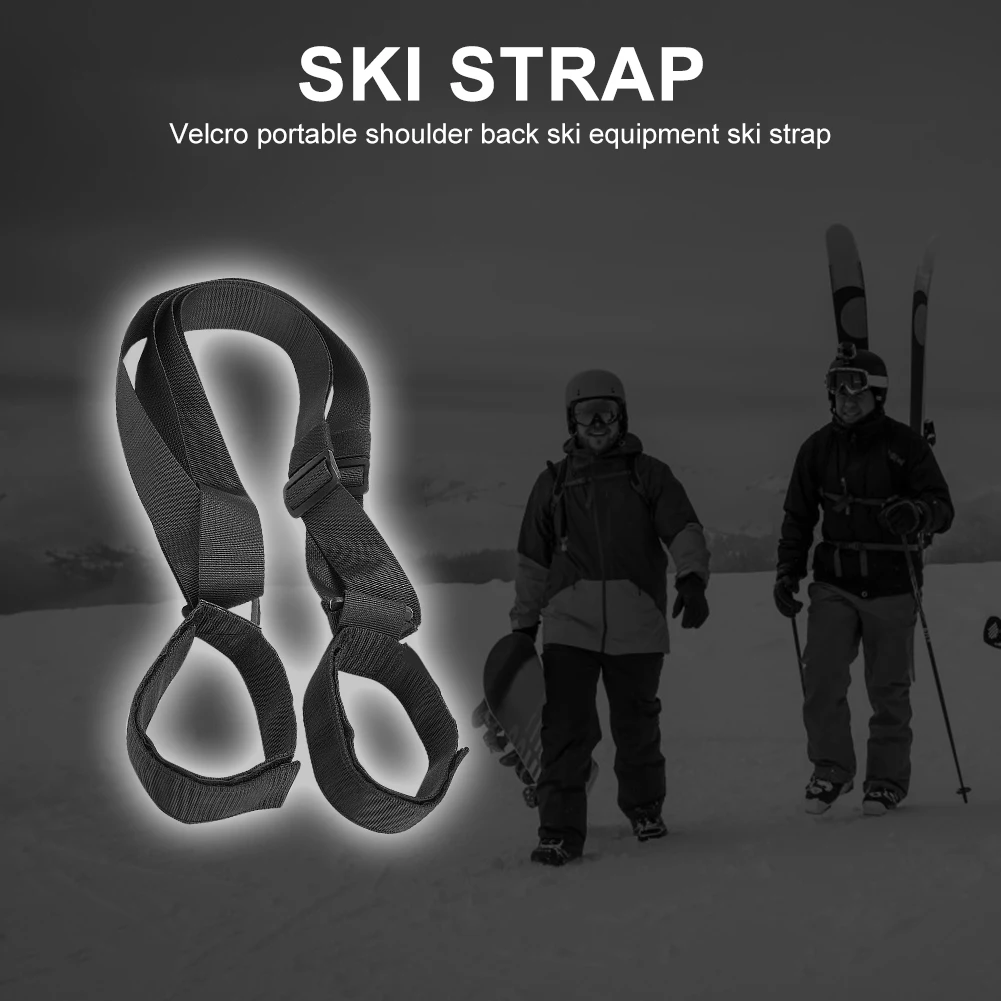 Tracolla per zaino da snowboard Tracolla per cintura da trasporto Cinghie fisse per sci per ornamenti sportivi per esercizi all'aperto