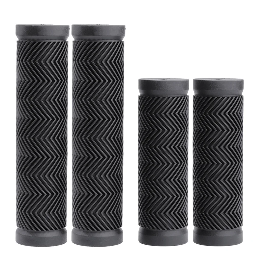 

Bike Handlebar Handle Hand Grips Mountain Bicycle Scooter Black Handlebar Grips Anti-skid Bike Handle Bar Grips Rubber Covers