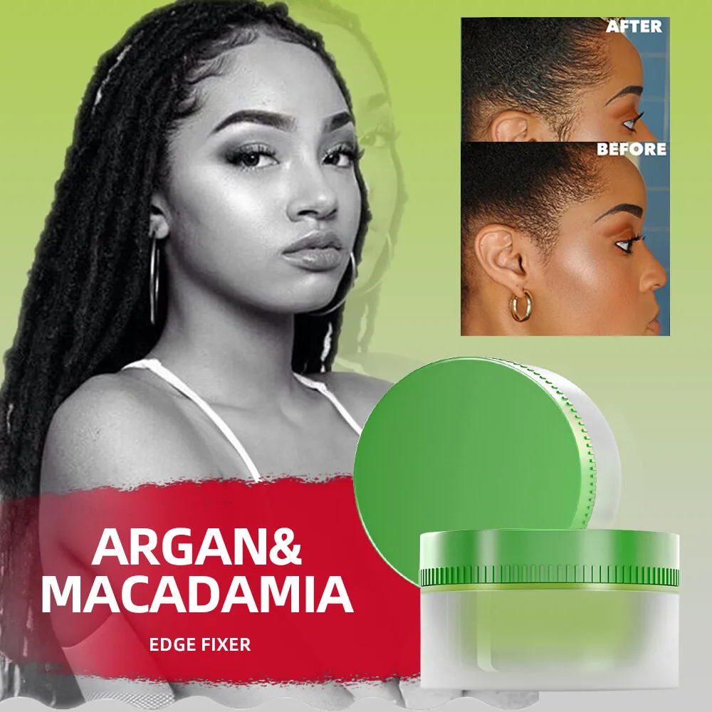 MVAKA Hair Edge Control Gel Wax provides long-lasting styling, effectively securing the edges and keeping the hairstyle neat