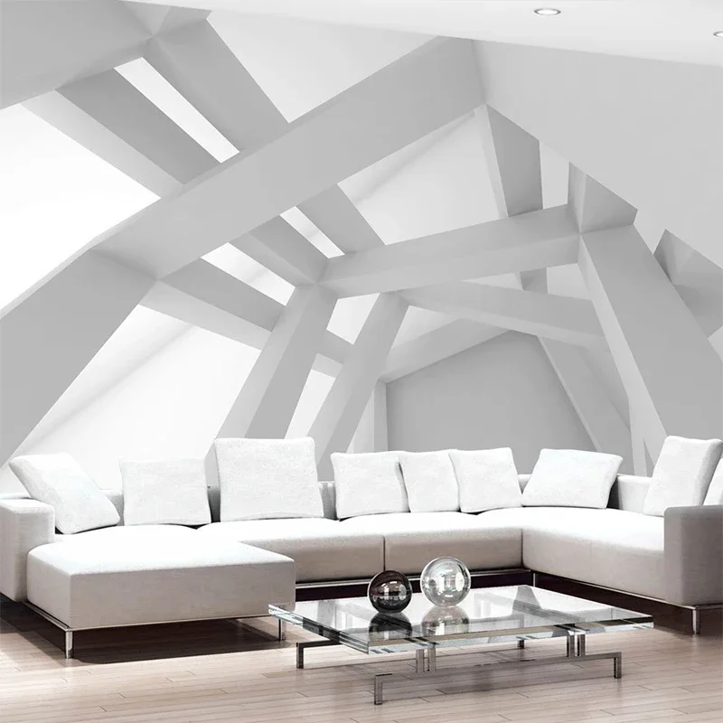 Özel 3D fotoğraf duvar kağıdı Modern Sanat Soyut Geometrik Desen duvar tablosu Oturma Odası Kanepe TV arka plan duvar kağıdı Duvar 3D
