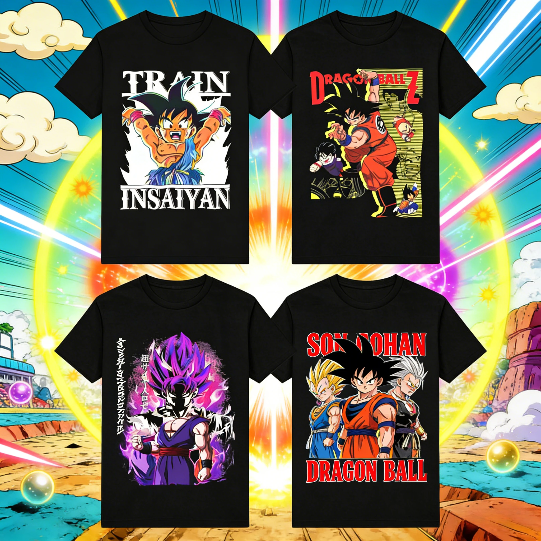 

Летняя футболка унисекс 2026 Dragon Ball Super Son Gohan Beast, оверсайз, высокое качество, 100% хлопок, с принтом в различных формах, ретро