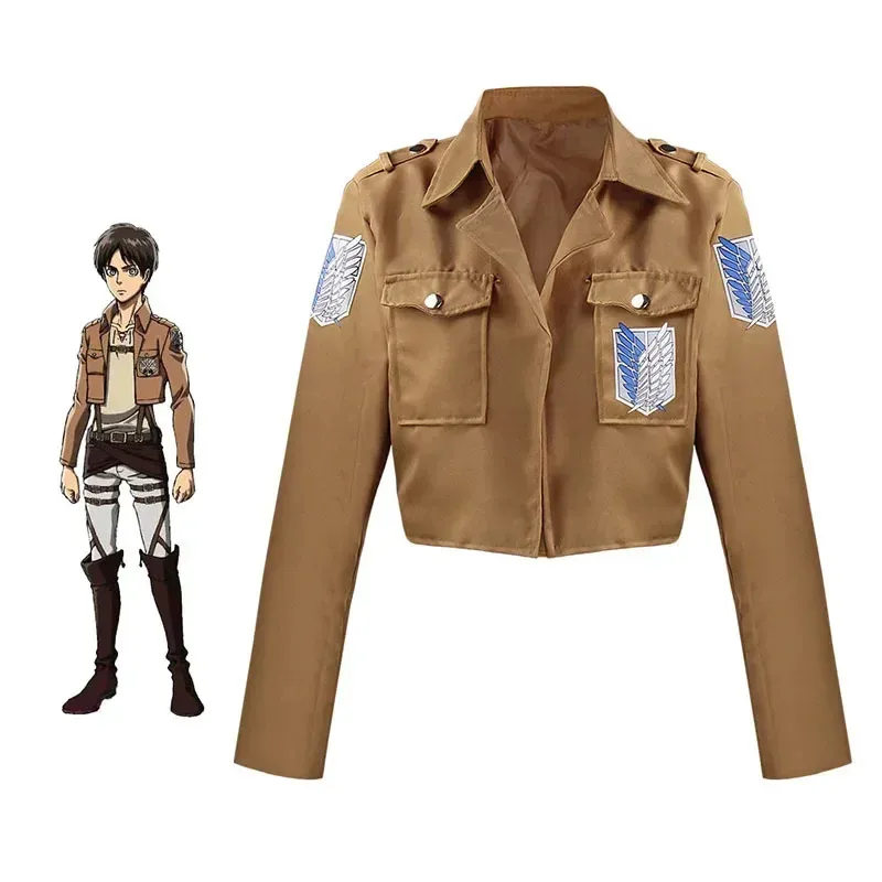 2025 yiyi Levi Mikasa Ackerman Eren Jaeger Outfits Hange Zoe Costume AOT Full Set Cosplay Anime