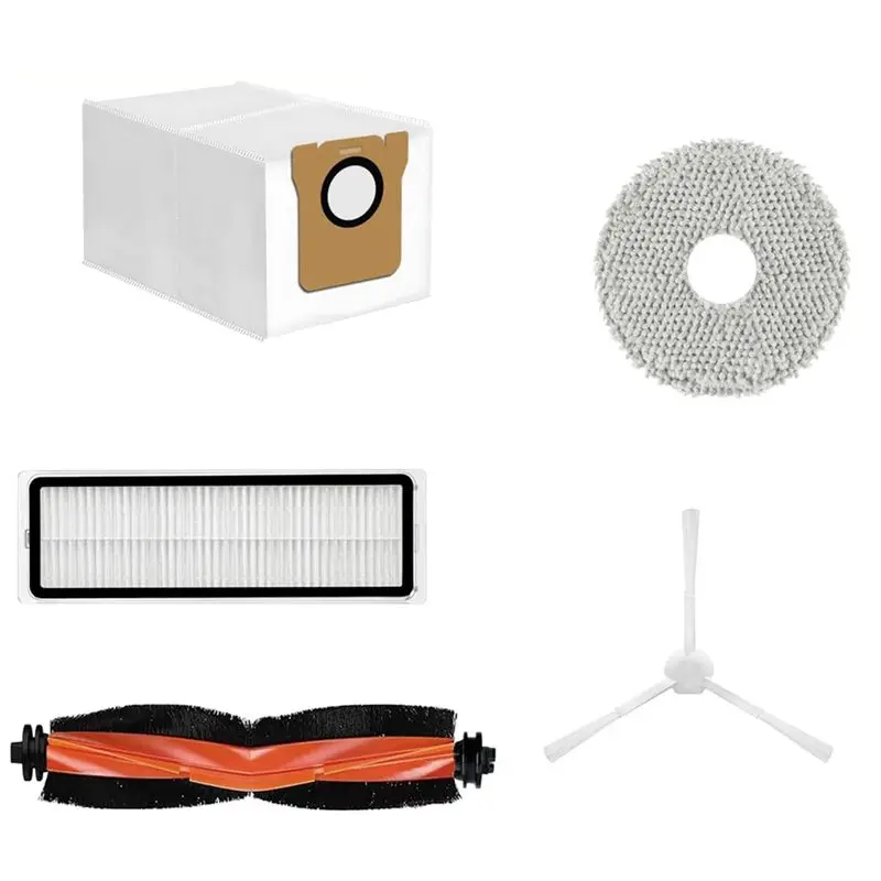 Exquisite-For X20+ Robot Vacuum Cleaner Main Side Brush Hepa Filter Mop Cloth Dust Bags Replacement Parts Accessories