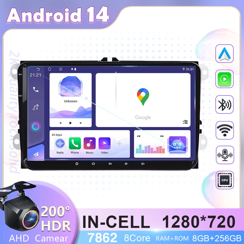 

Android Auto For Volkswagen VW Caddy 2011 2012 2013 2014 2015 2016 2017 2018 Car Radio Multimedia Player Navigation Head Unit 5G