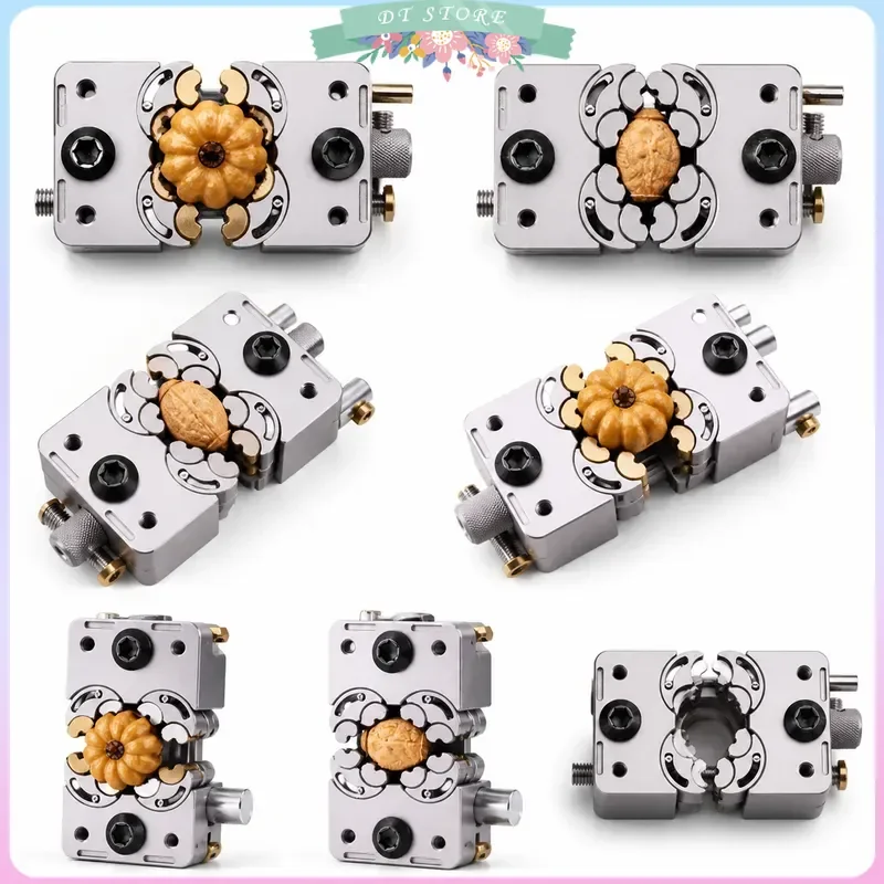 Aluminum Alloy Mini Pliers CNC Vise Vice Milling Drilling Machine Clamp Bench Handmade Ornaments Iron Rootstock Universal Vice
