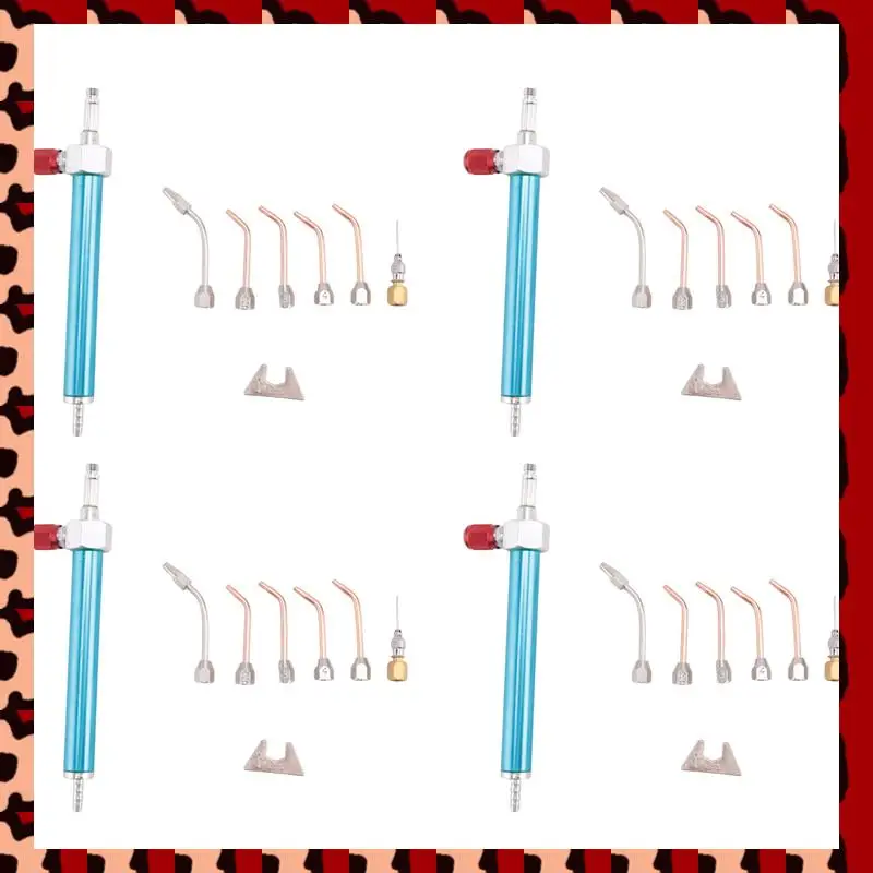 

A72P 4X Jewelry Tool Water Oxygen Welding Torch With 5 Tips Jewelry Hydrogen Equipment Goldsmith's Tools