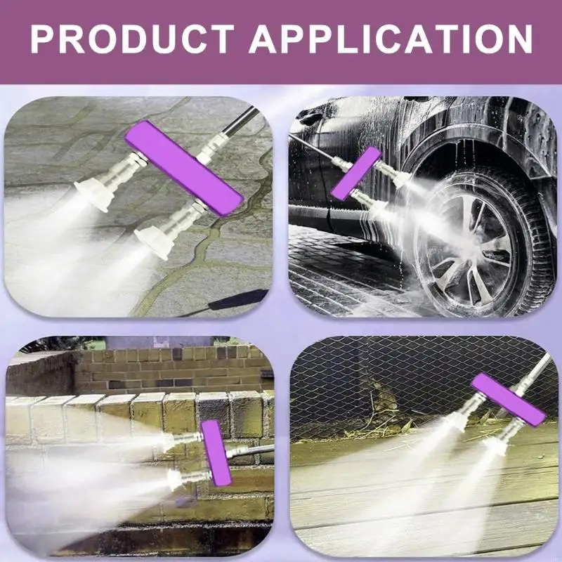 Multipurpose High Pressure Water Guns Attachment For Auto Detailing And Lawn Maintenance Featuring Sturdy Steel Design R6FB