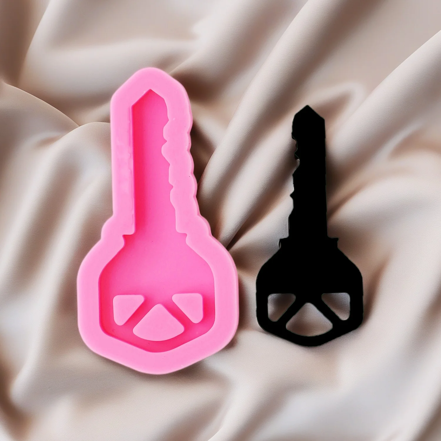 Silicone key with Hat  Molds Fondant Craft Chocolate Sugarcraft Baking Tool Candy Mold Used In Resin Casting Jewellery Pendant