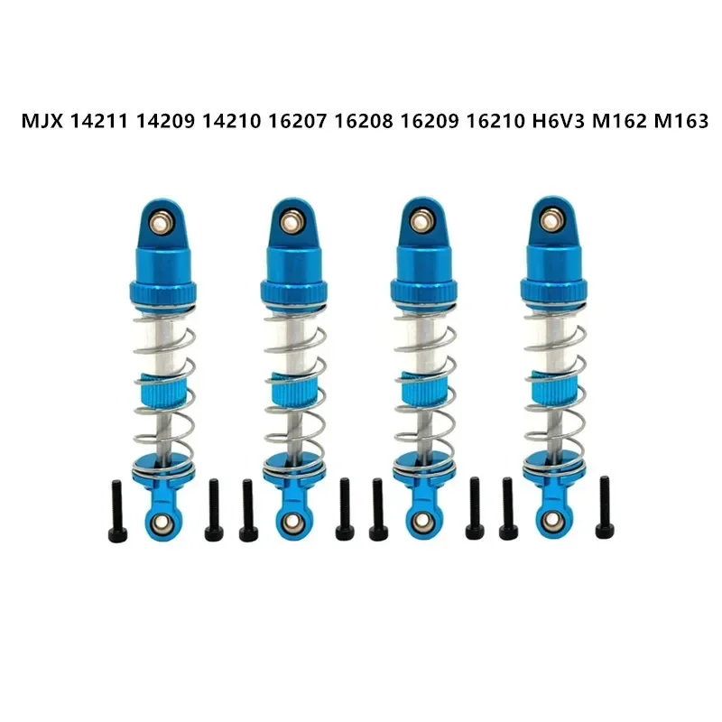 

MJX Hyper Go 14209 14210 14211 16207 16208 16209 16210 H16 4pcs Metal Oil Shock Absorber Damper RC Car Upgrade Parts Accessories