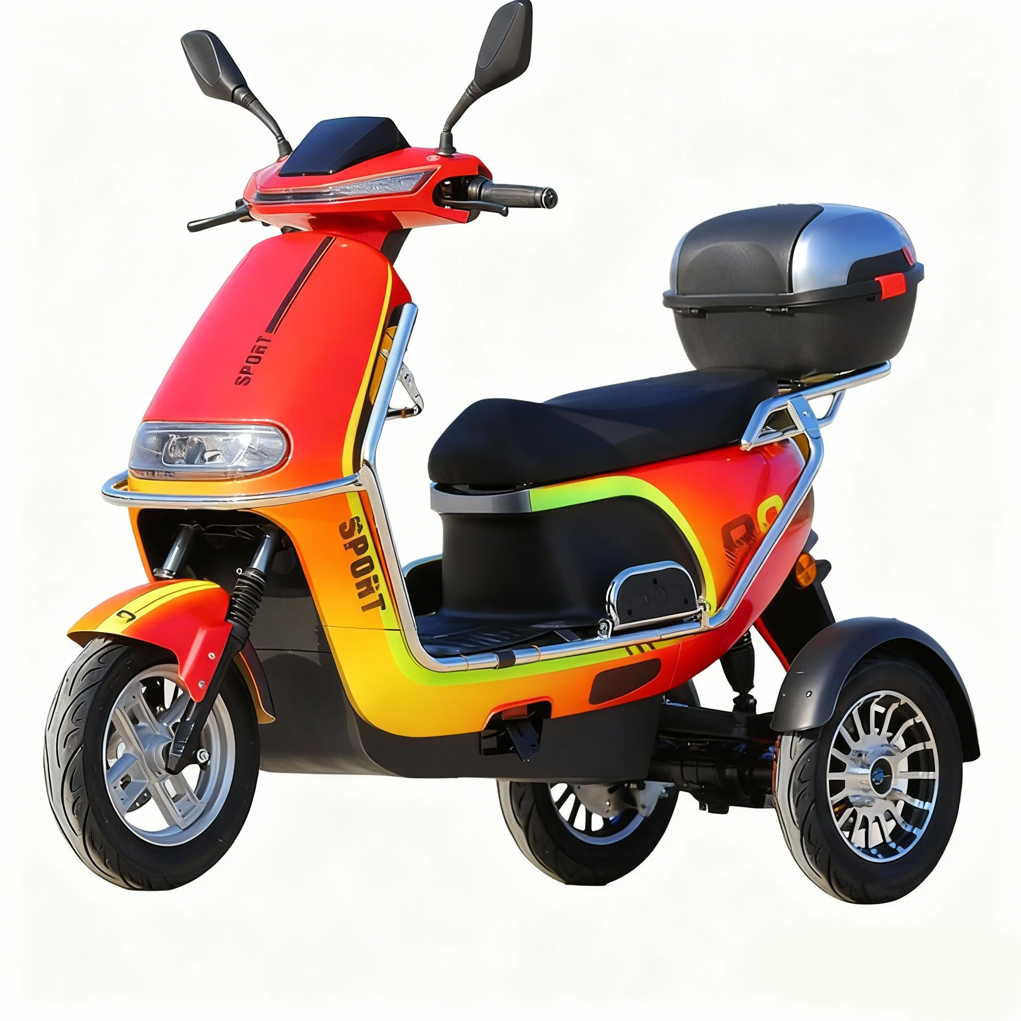 SXLL Latest Popular Moto Electrica Adultode 3 Llantas with Front Light Electric Tricycle Low Price Electric Trike