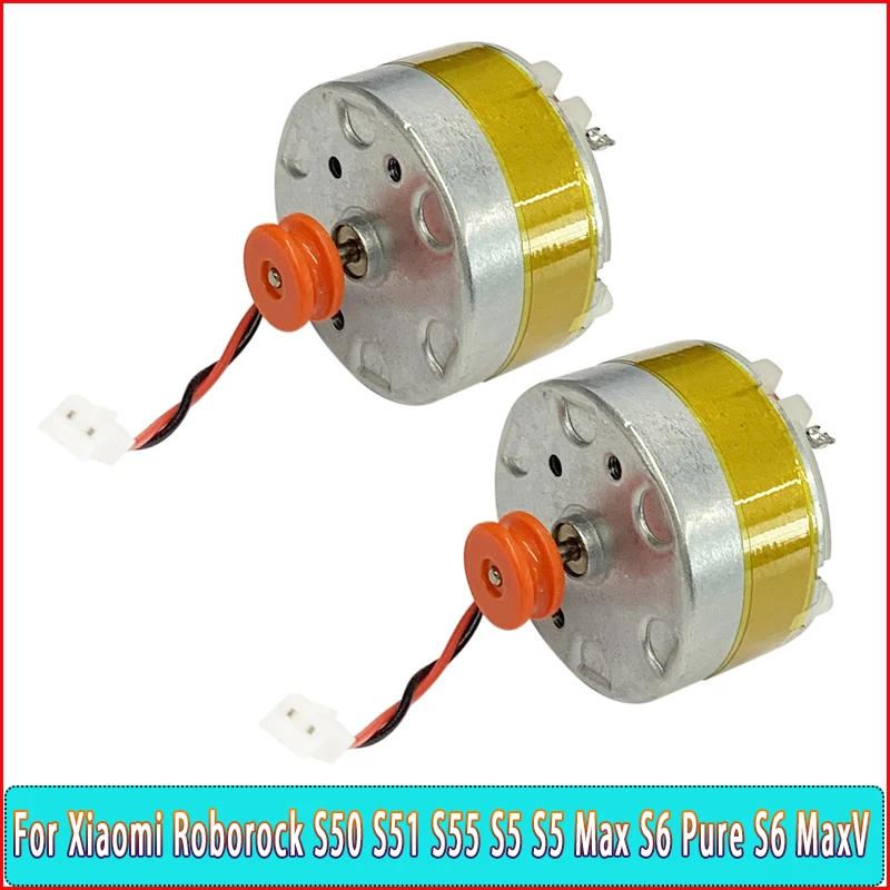 Motor für Xiaomi Roborock S50 S51 S55 S5 S5 Max S6 Pure S6 MaxV mit orangefarbener Riemenscheibe, Staubsaugermotor, Abstandssensor
