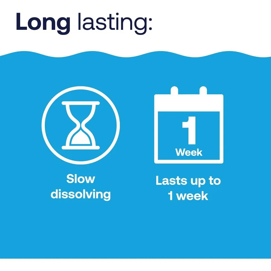 42054 Soins de piscine Super 3 comprimés de chlorinage 15 lb pour une désinfection efficace de l'eau dans les caca résidentielles et commerciales