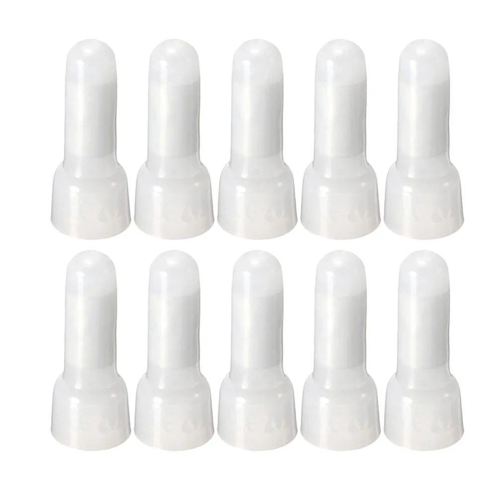 300Pcs Wire Connectors 12-10 Awg Hard Engineering Plastic Crimp Caps with Steel Core for Electrical Lighting Home Wiring Quick