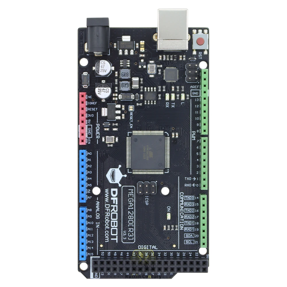 FOR DFR0003 board DFRDUINO ATMEGA1280 for embedded prototype development test