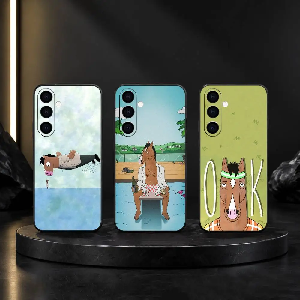 B-BoJack Horsemans Phone Case For Samsung Galaxy A20,21s,22,31,32,52,53,72,73,80,91 Soft Black Shell