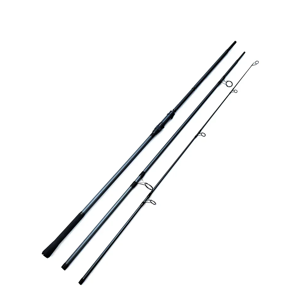 

New in Stock Carbon Fiber Carp Spinning Rod 3 Sections 12ft/3.5lbs EVA Handle Stream River Lake Fishing